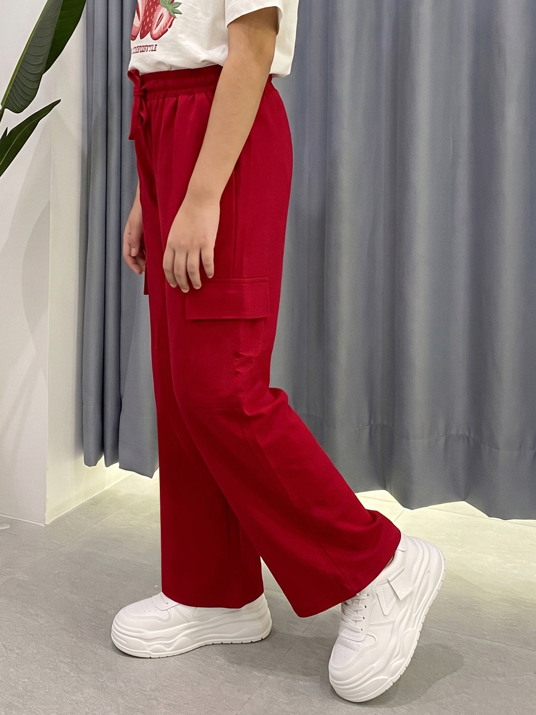 Lil Tomatoes Girls Cotton Looper Trackpant