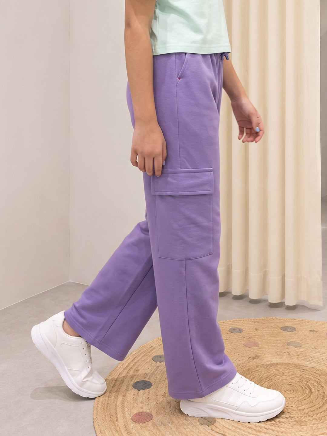 Lil Tomatoes Girls Cotton Looper Trackpant