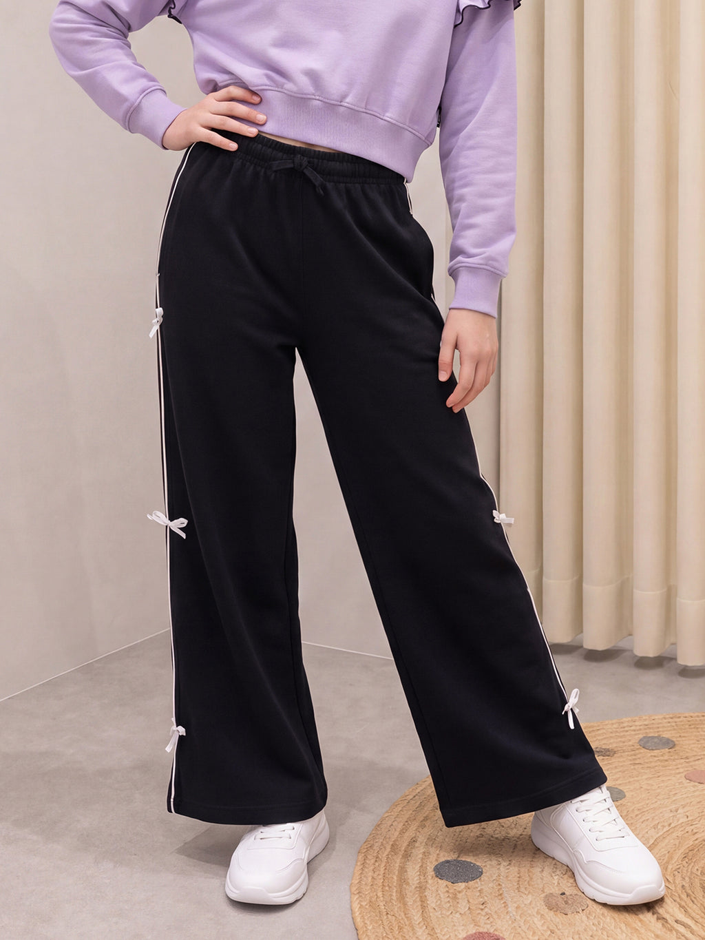 Lil Tomatoes Girls Cotton Looper Trackpant
