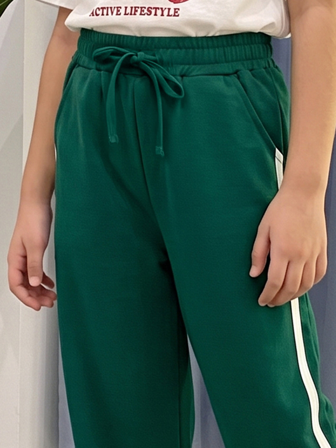 Lil Tomatoes Girls Cotton Looper Trackpant