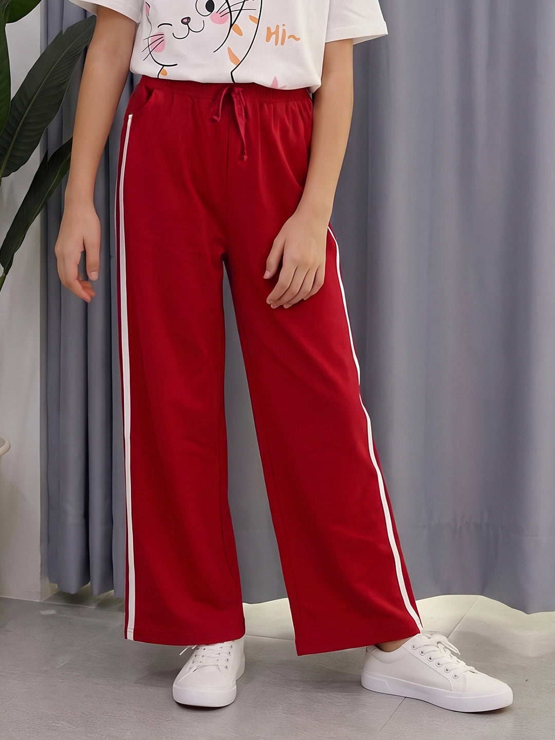 Lil Tomatoes Girls Cotton Looper Trackpant