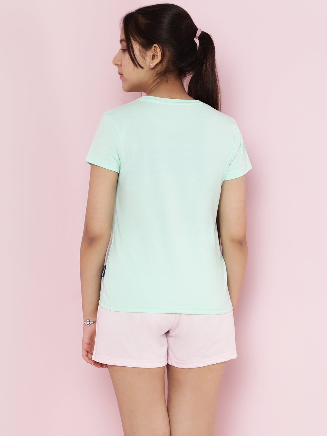 Lil Tomatoes Girls Cotton Night Suits- LTGREEN