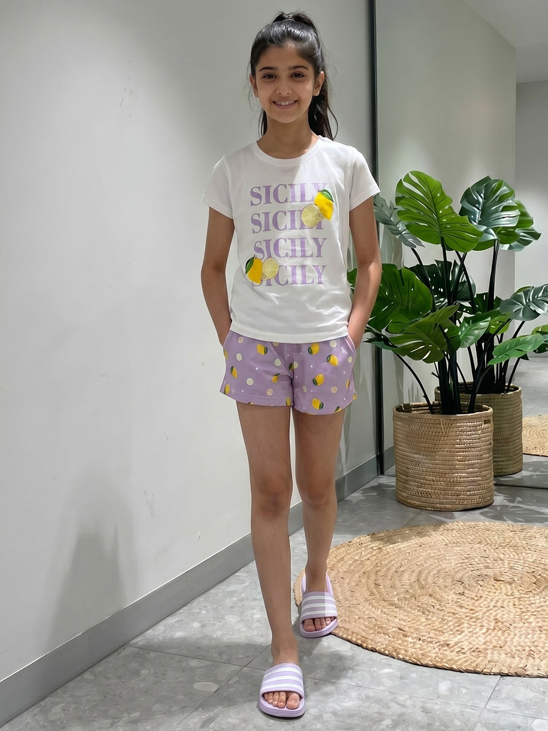 Lil Tomatoes Girls Cotton Night Suits