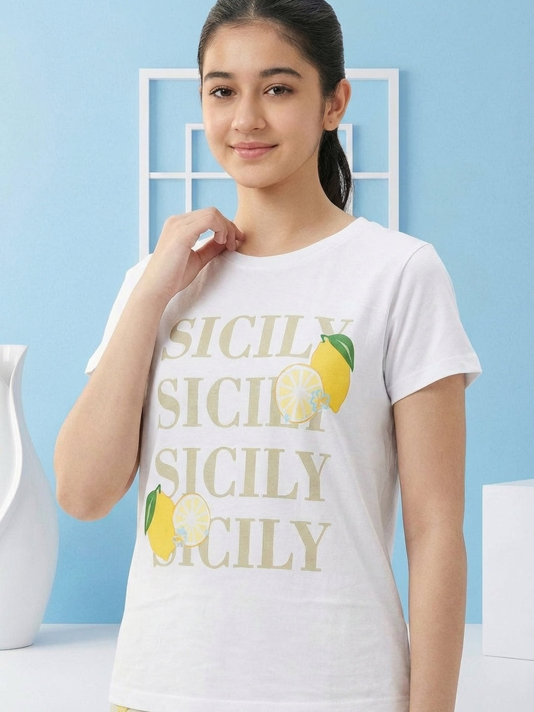 Lil Tomatoes Girls Cotton Night Suits