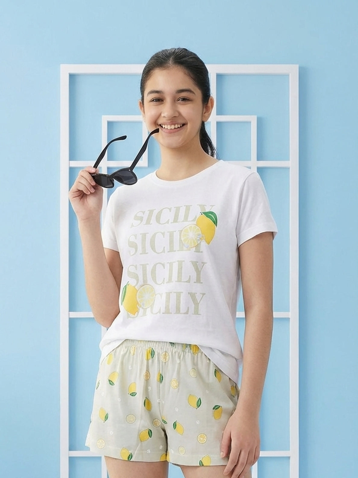 Lil Tomatoes Girls Cotton Night Suits