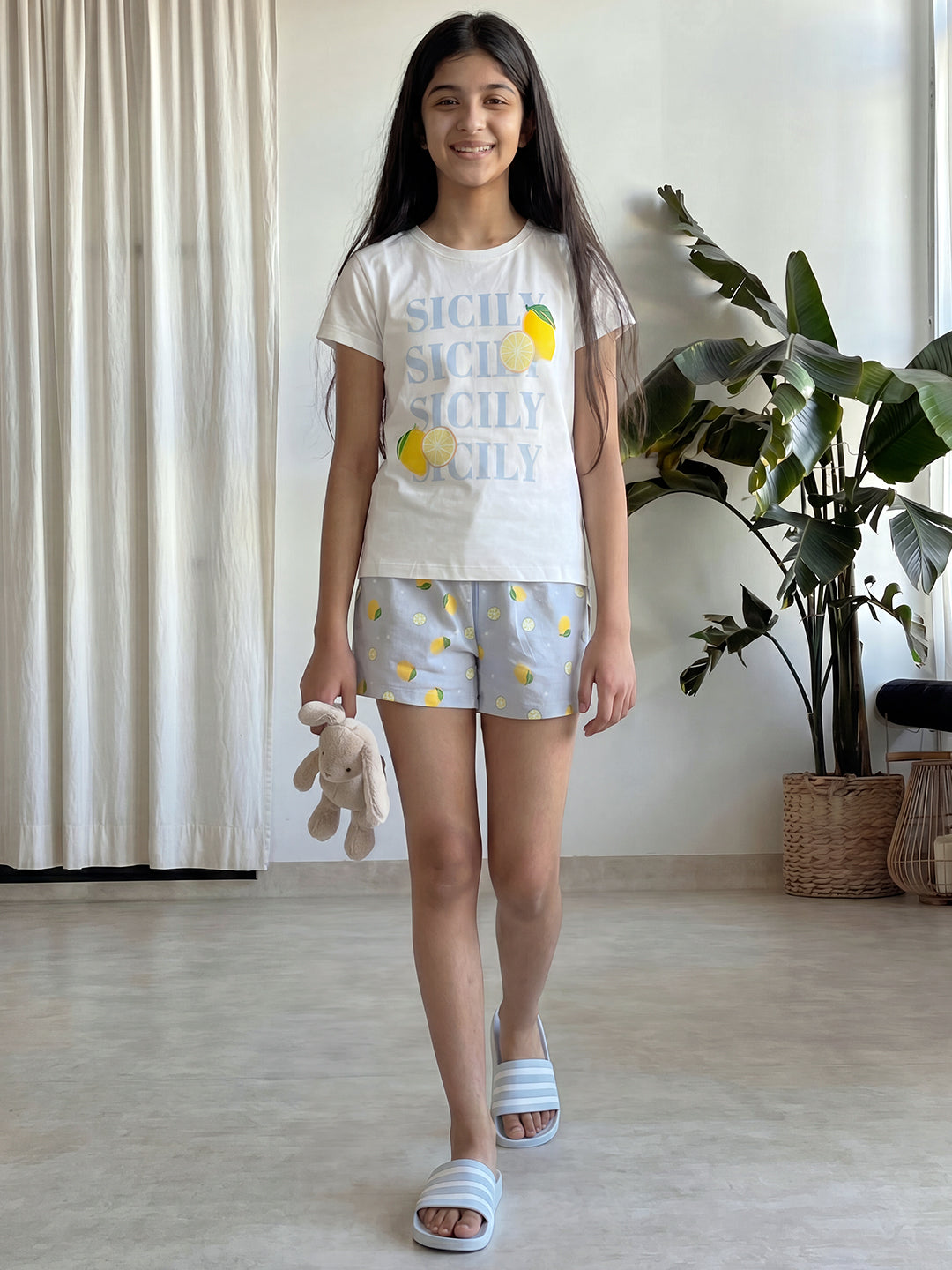 Lil Tomatoes Girls Cotton Night Suits