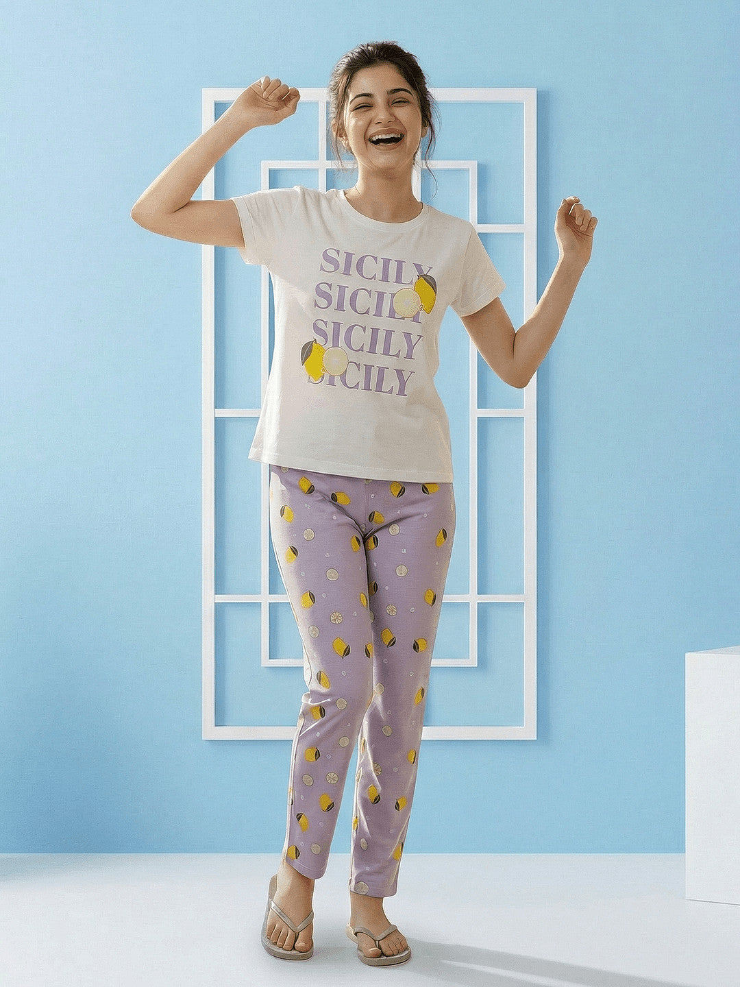 Lil Tomatoes Girls Cotton Night Suits