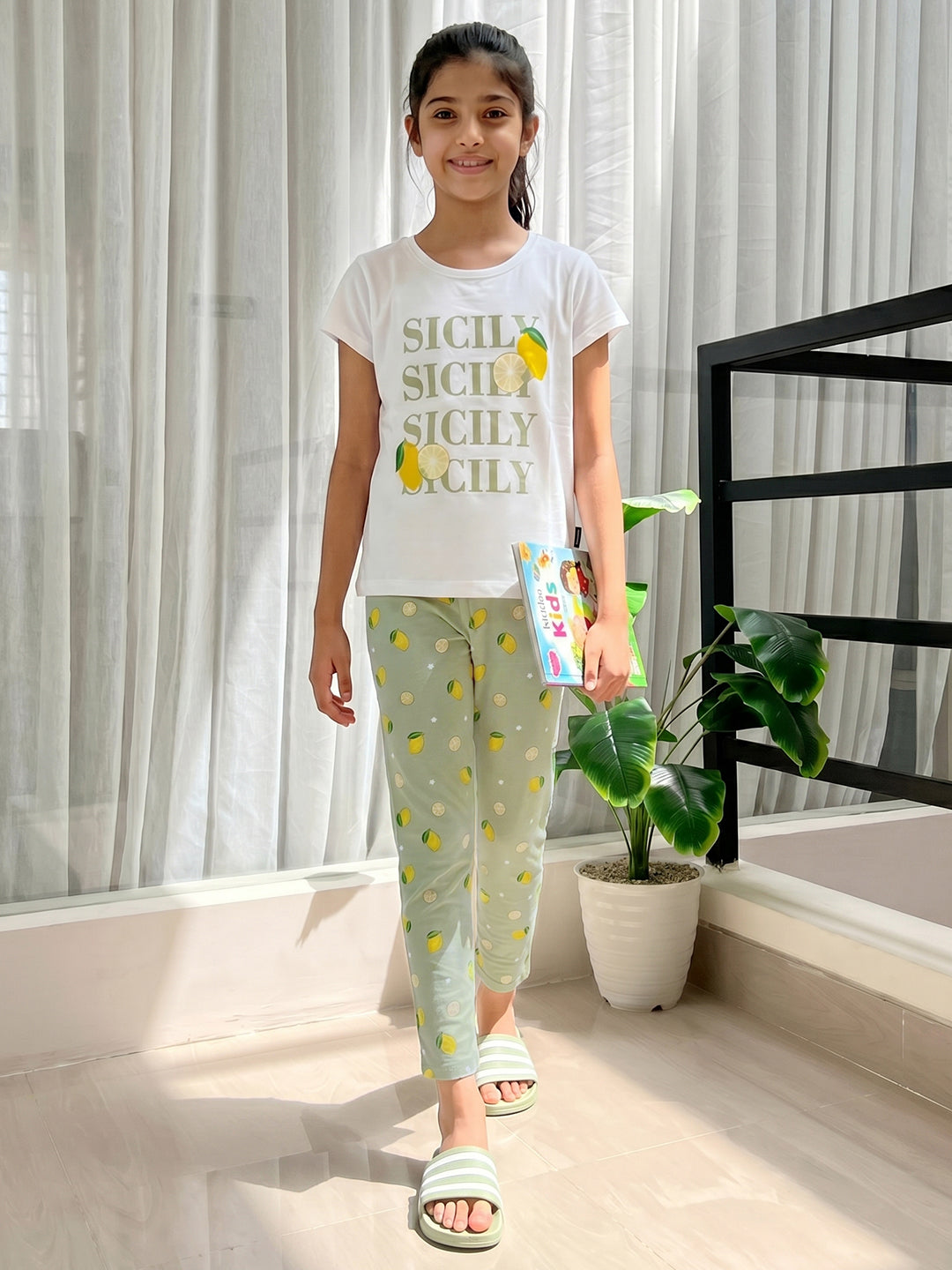 Lil Tomatoes Girls Cotton Night Suits