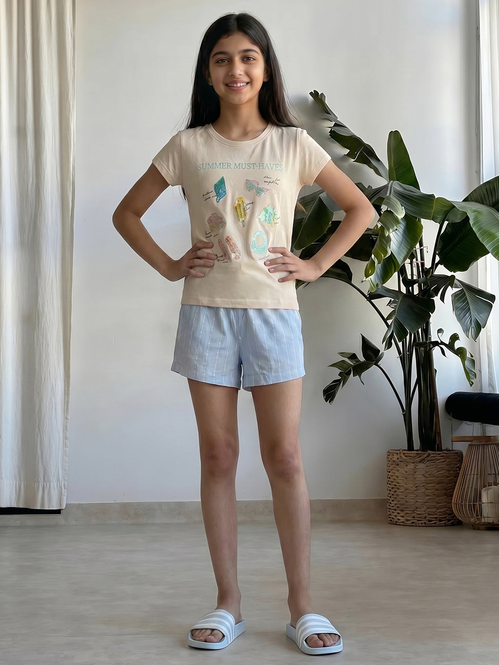 Lil Tomatoes Girls Cotton Night Suits
