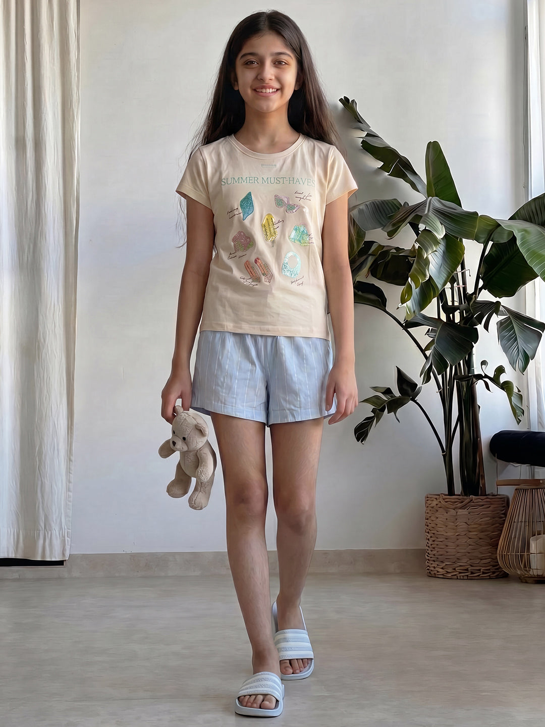 Lil Tomatoes Girls Cotton Night Suits