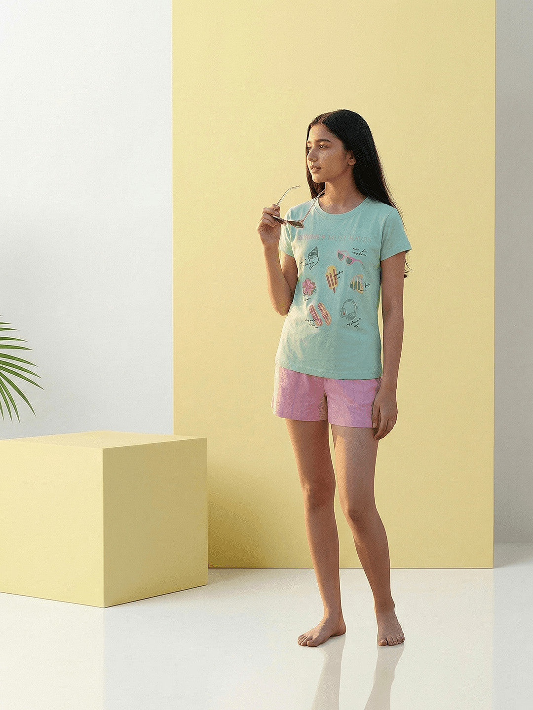 Lil Tomatoes Girls Cotton Night Suits