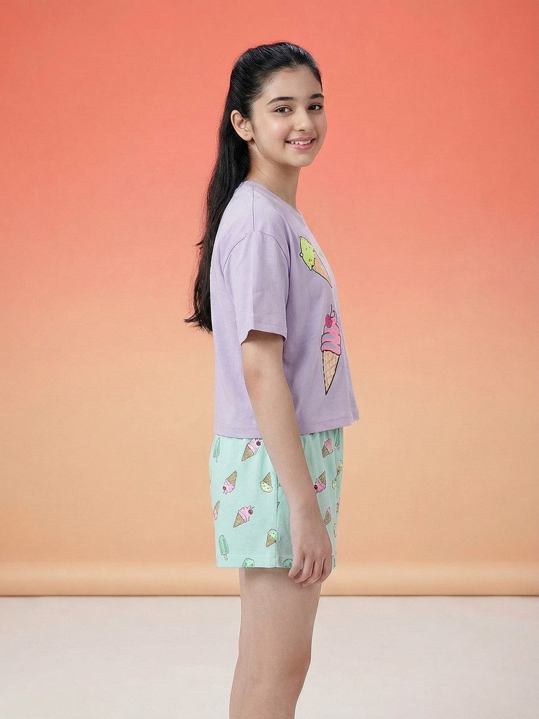 Lil Tomatoes Girls Cotton Night Suits