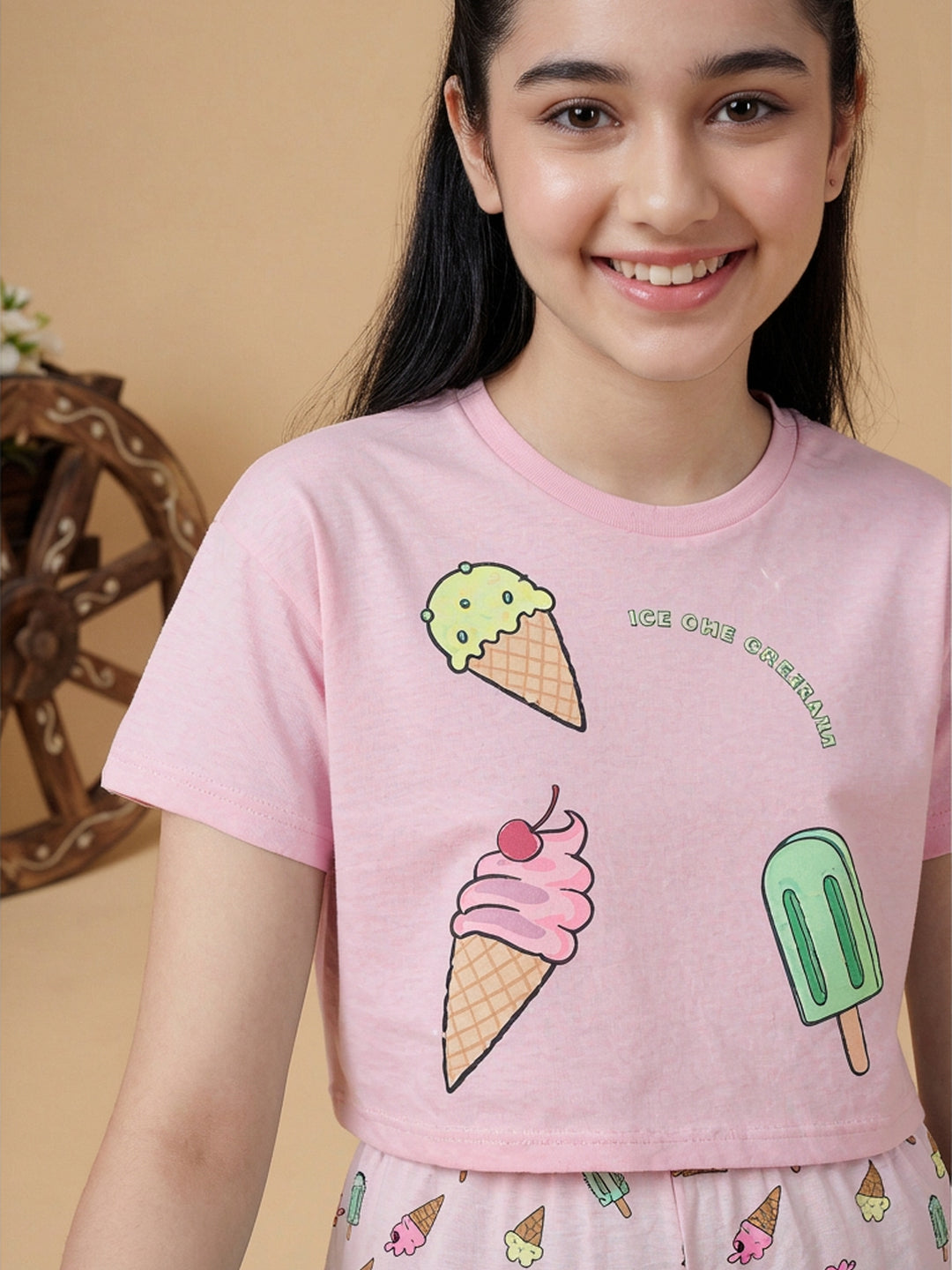 Lil Tomatoes Girls Cotton Night Suits