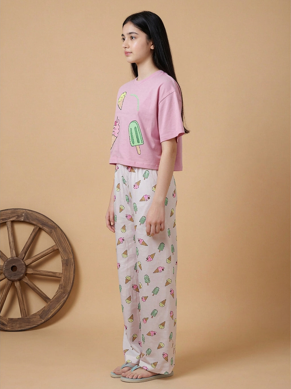 Lil Tomatoes Girls Cotton Night Suits
