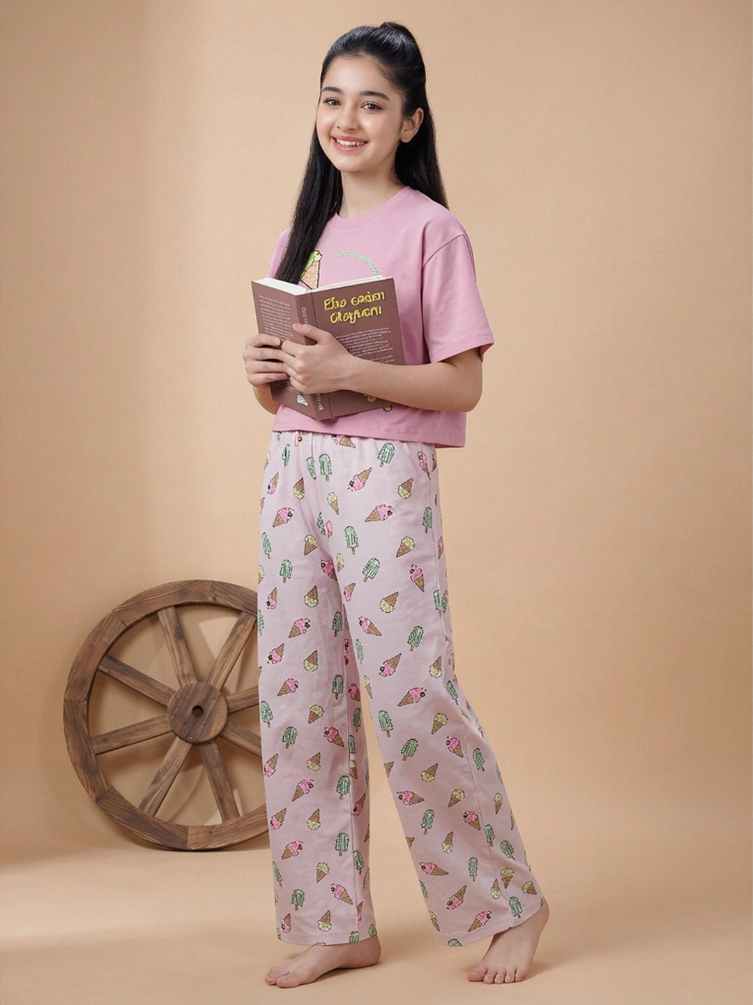 Lil Tomatoes Girls Cotton Night Suits