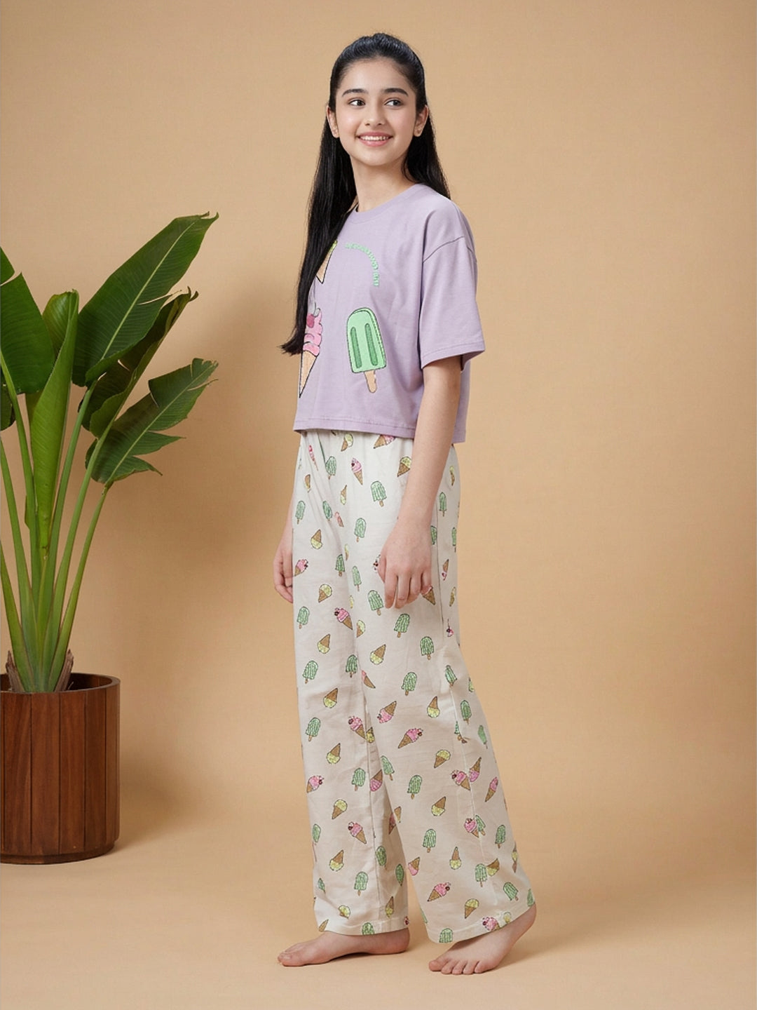 Lil Tomatoes Girls Cotton Night Suits