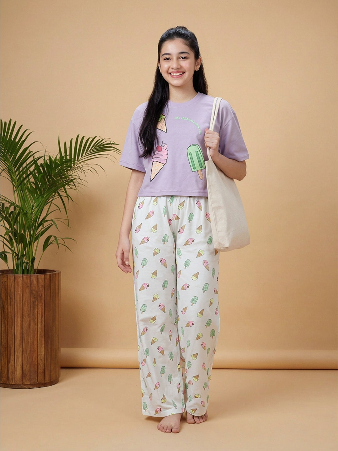 Lil Tomatoes Girls Cotton Night Suits