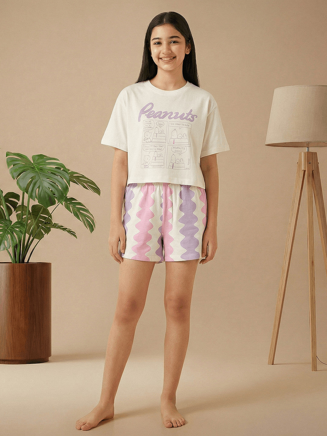 Lil Tomatoes Girls Cotton Night Suits