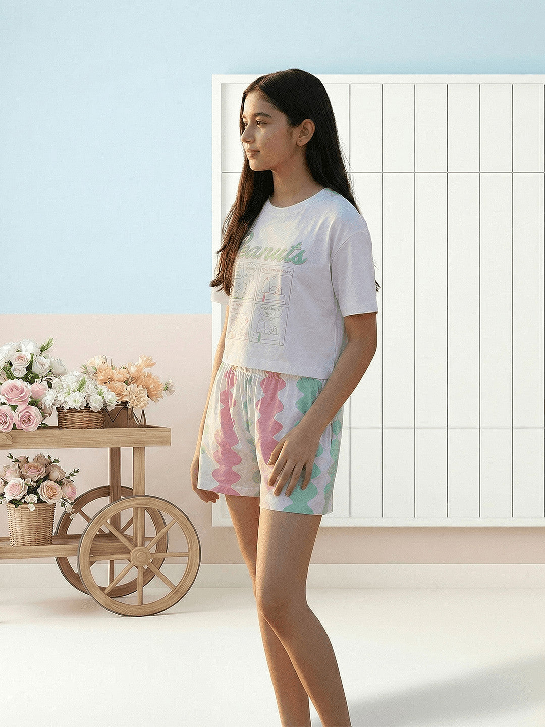 Lil Tomatoes Girls Cotton Night Suits