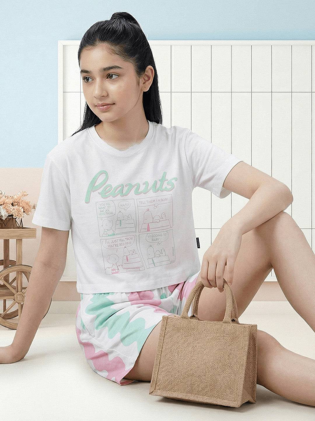 Lil Tomatoes Girls Cotton Night Suits