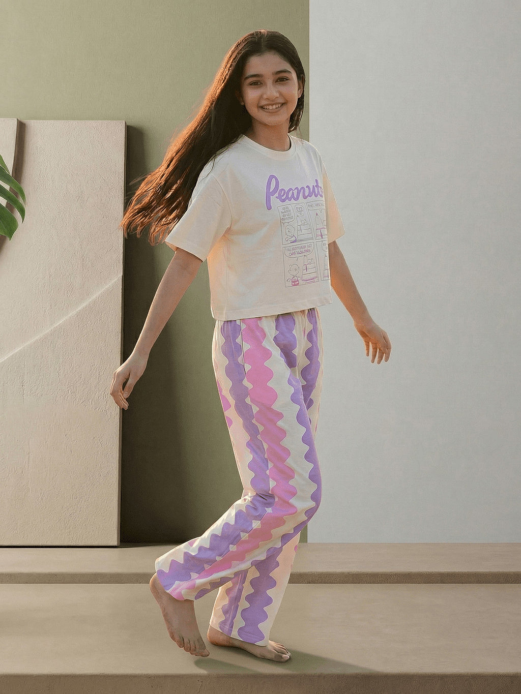 Lil Tomatoes Girls Cotton Night Suits