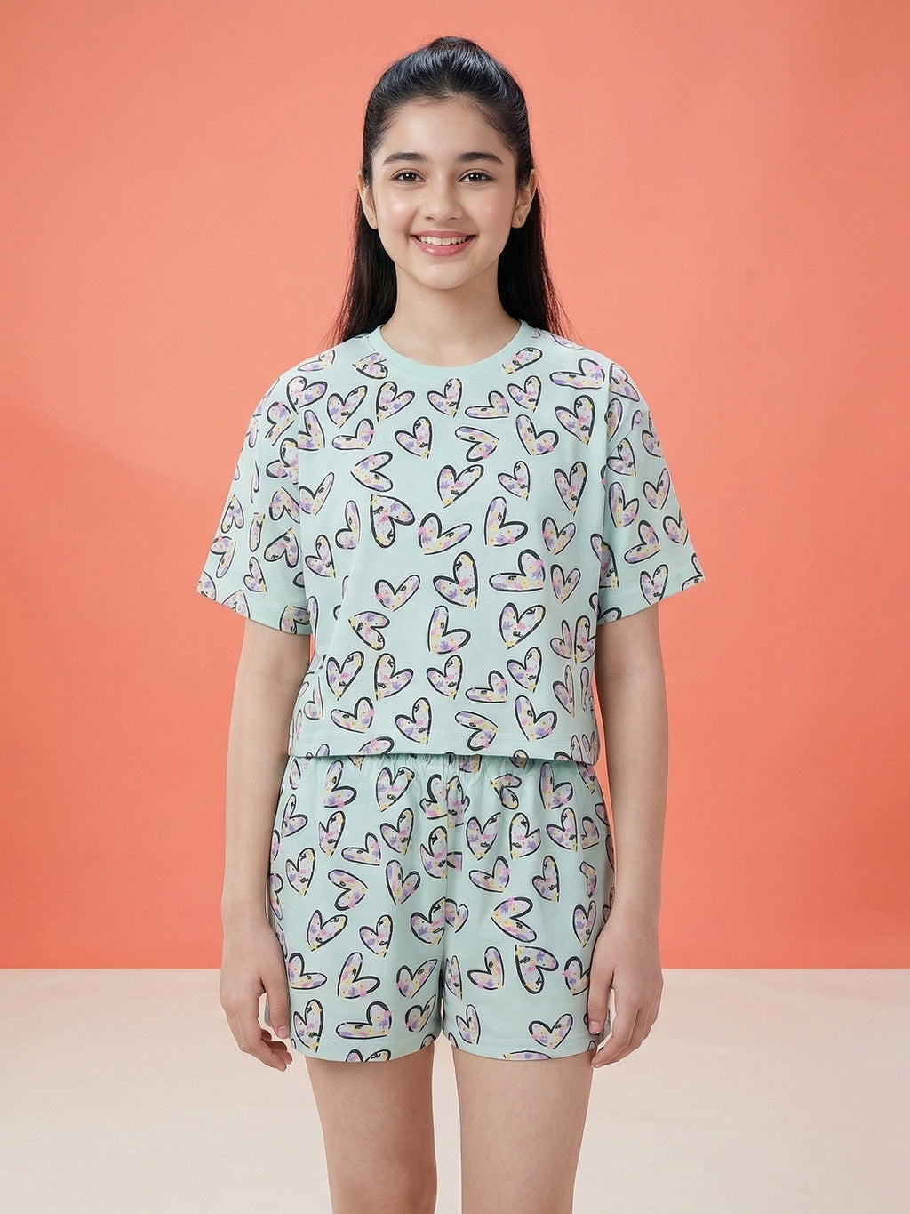 Lil Tomatoes Girls Cotton Night Suits