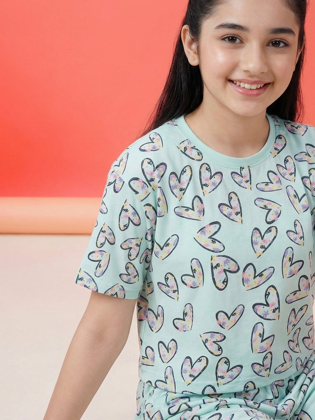 Lil Tomatoes Girls Cotton Night Suits