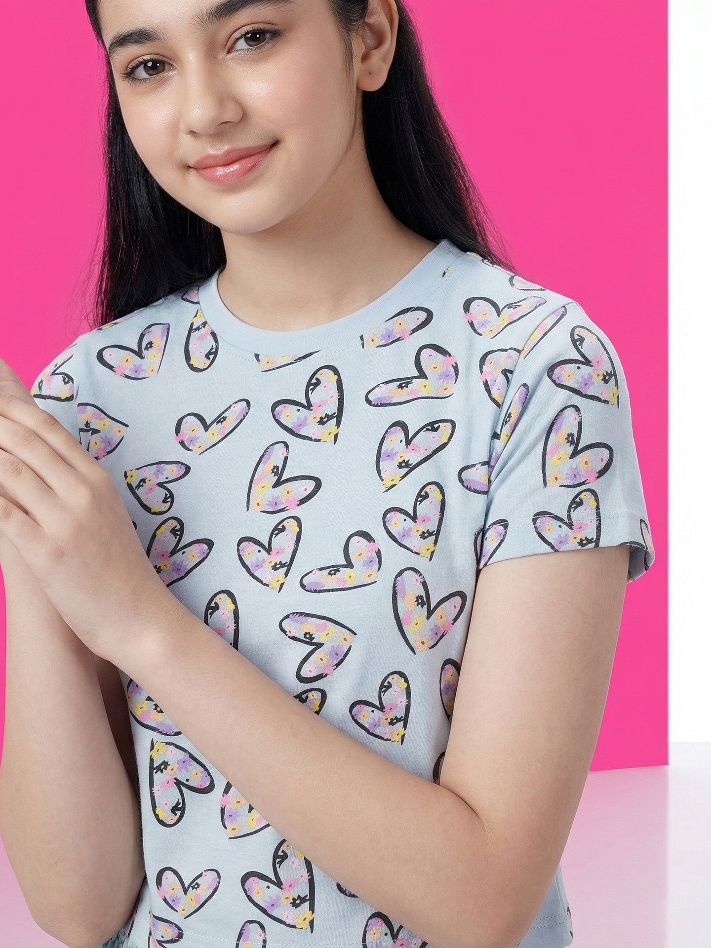 Lil Tomatoes Girls Cotton Night Suits