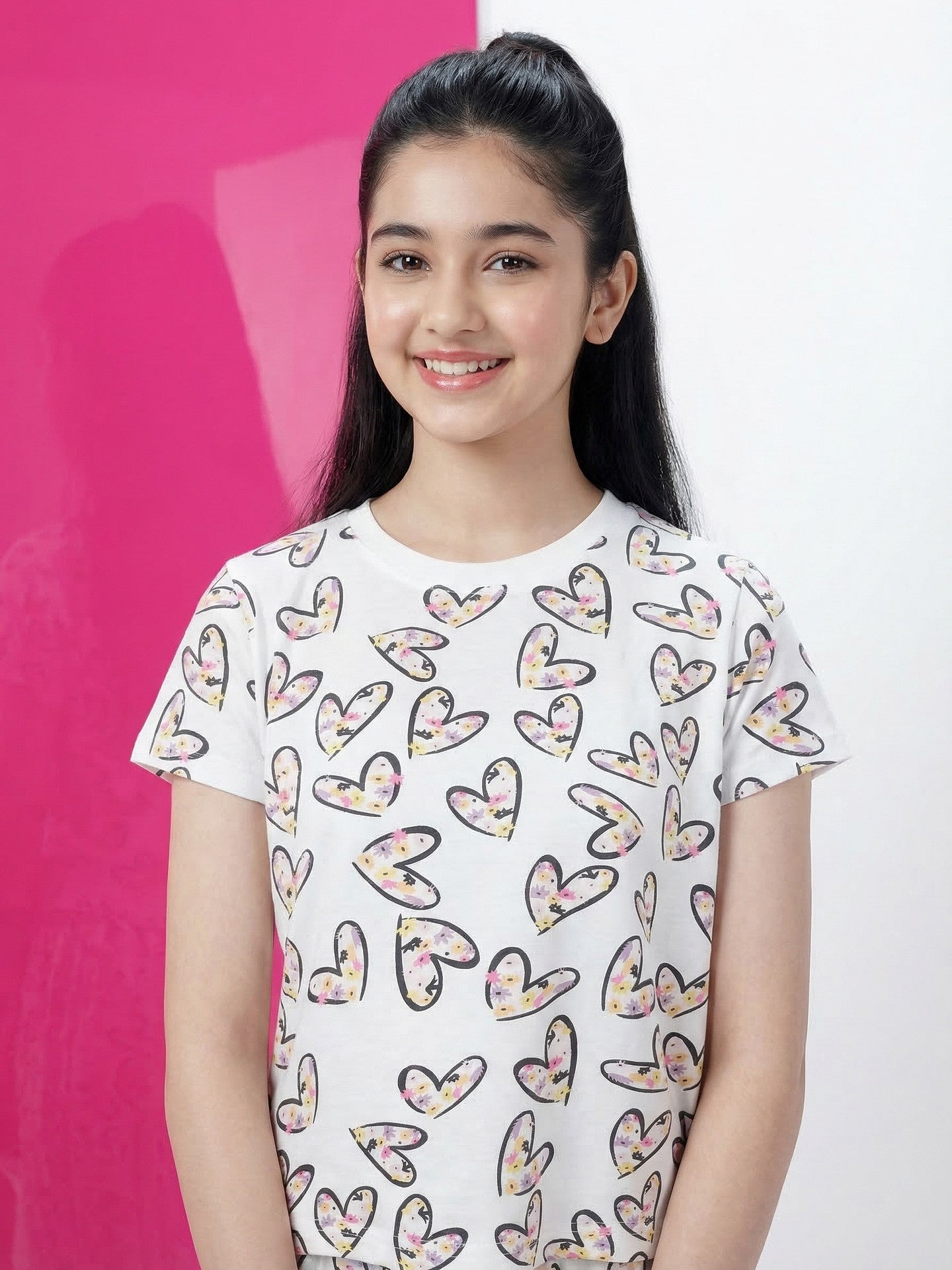 Lil Tomatoes Girls Cotton Night Suits