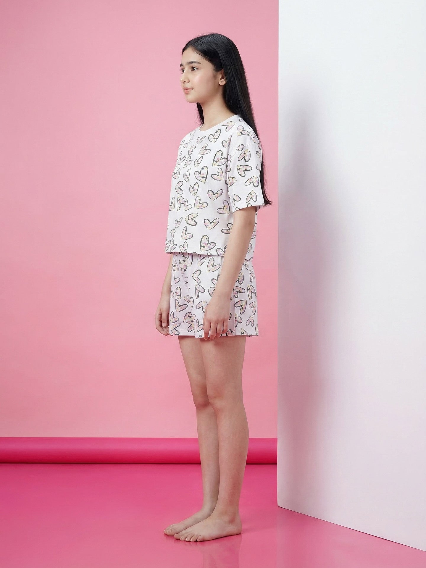 Lil Tomatoes Girls Cotton Night Suits