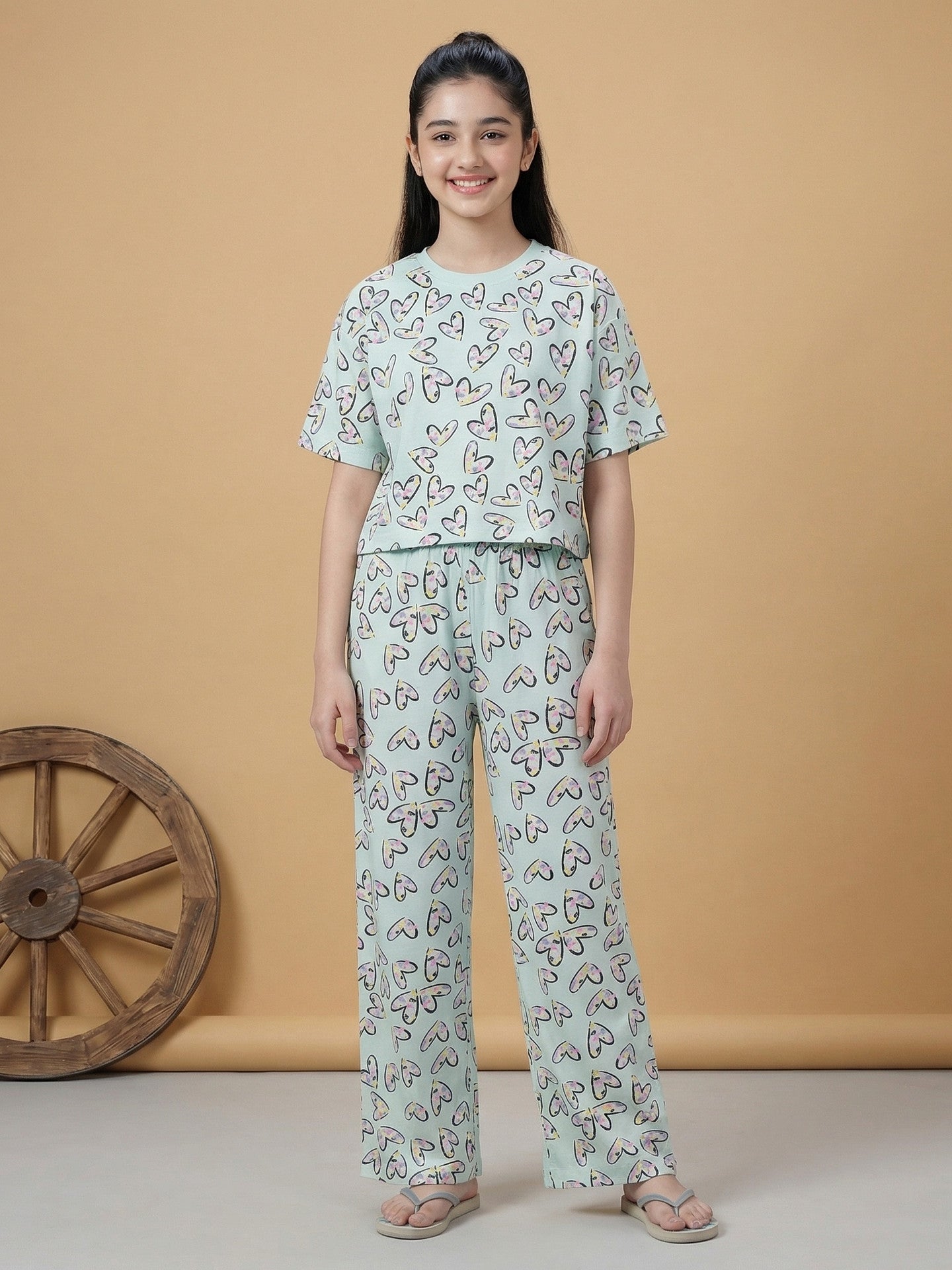 Lil Tomatoes Girls Cotton Night Suits