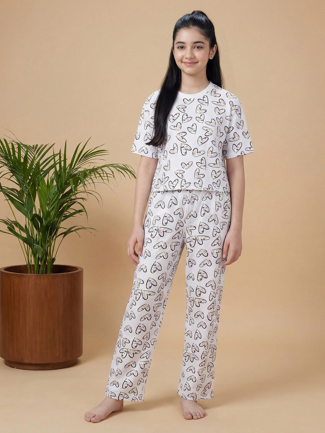 Lil Tomatoes Girls Cotton Night Suits