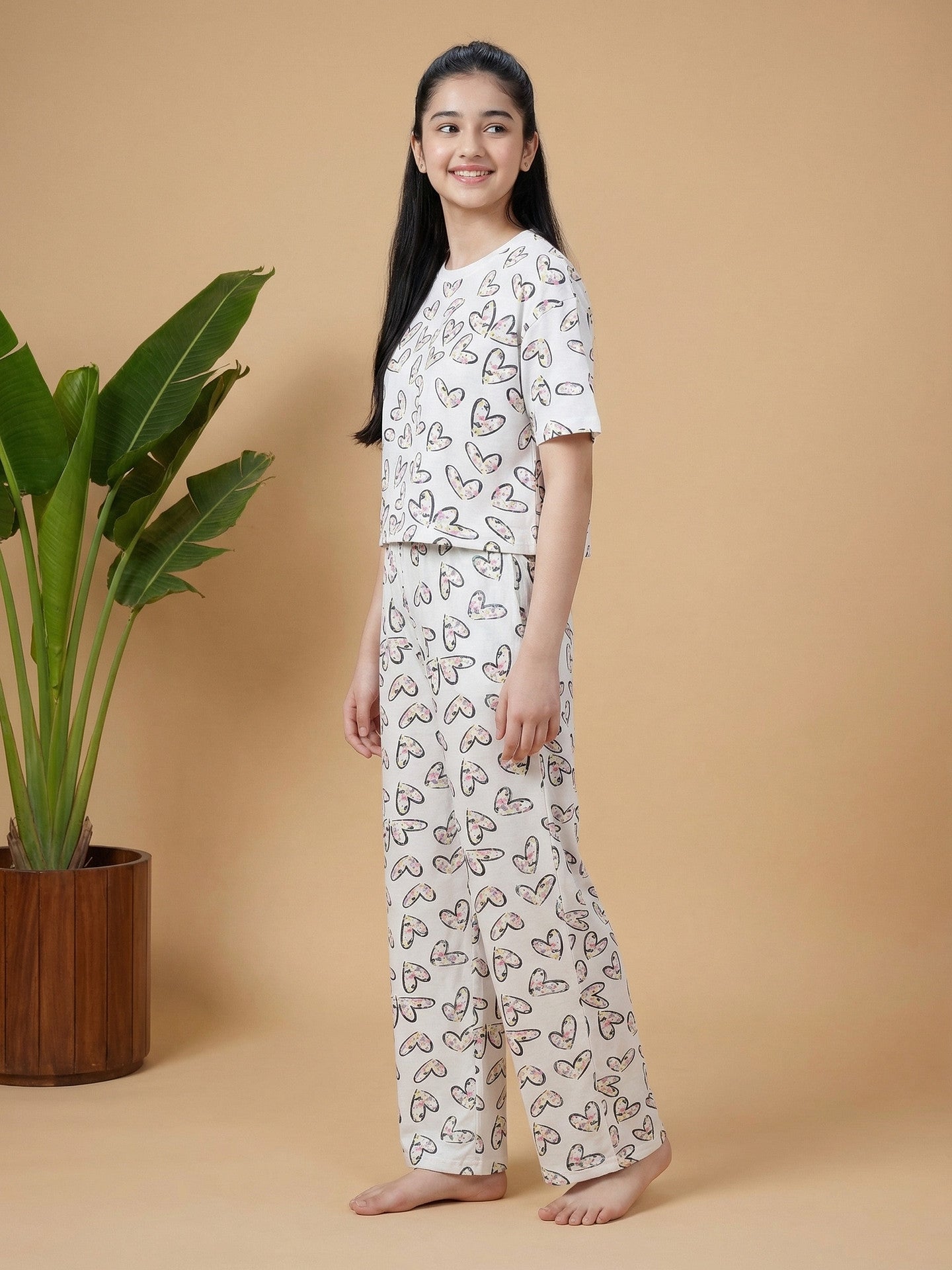 Lil Tomatoes Girls Cotton Night Suits