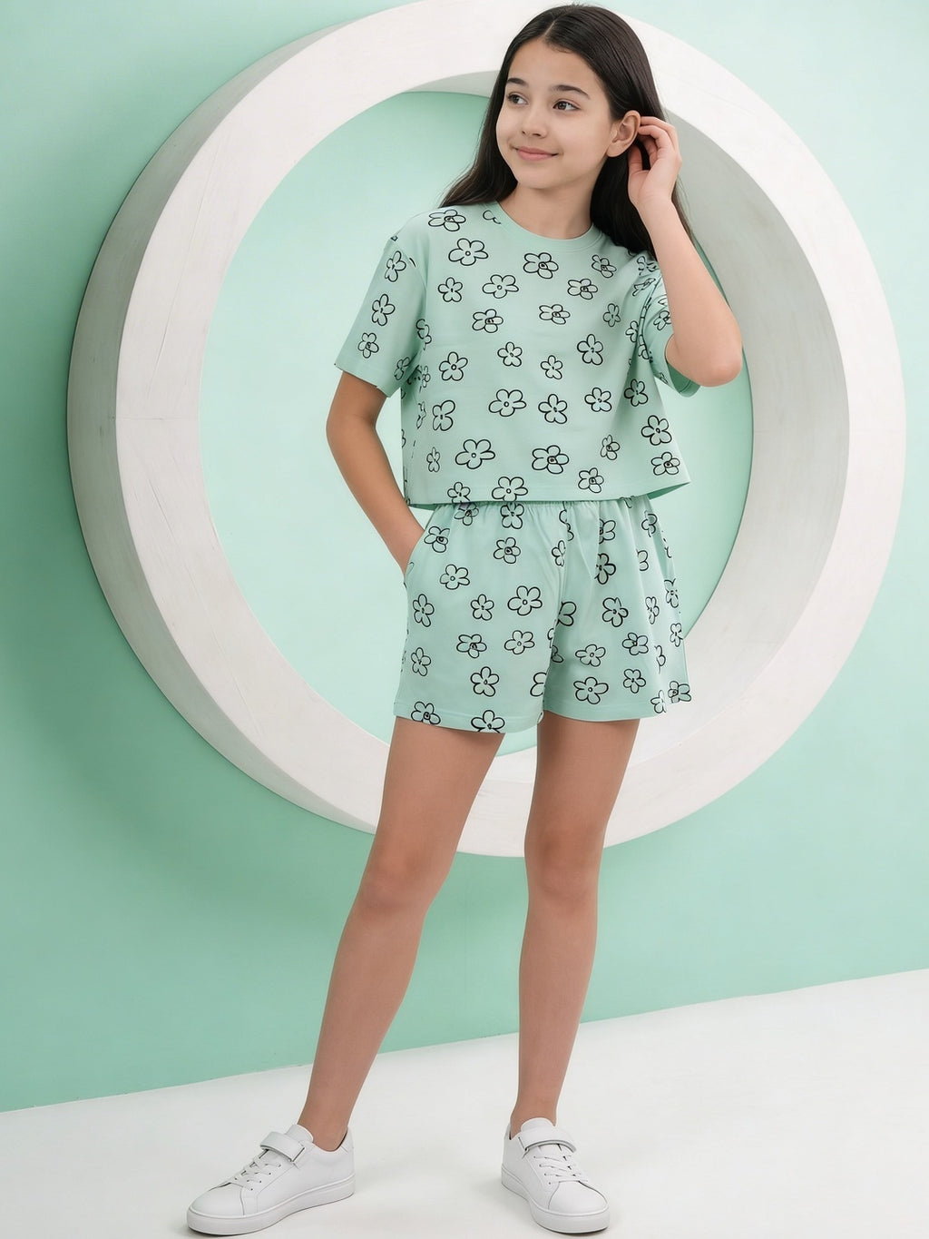 Lil Tomatoes Girls Cotton Night Suits
