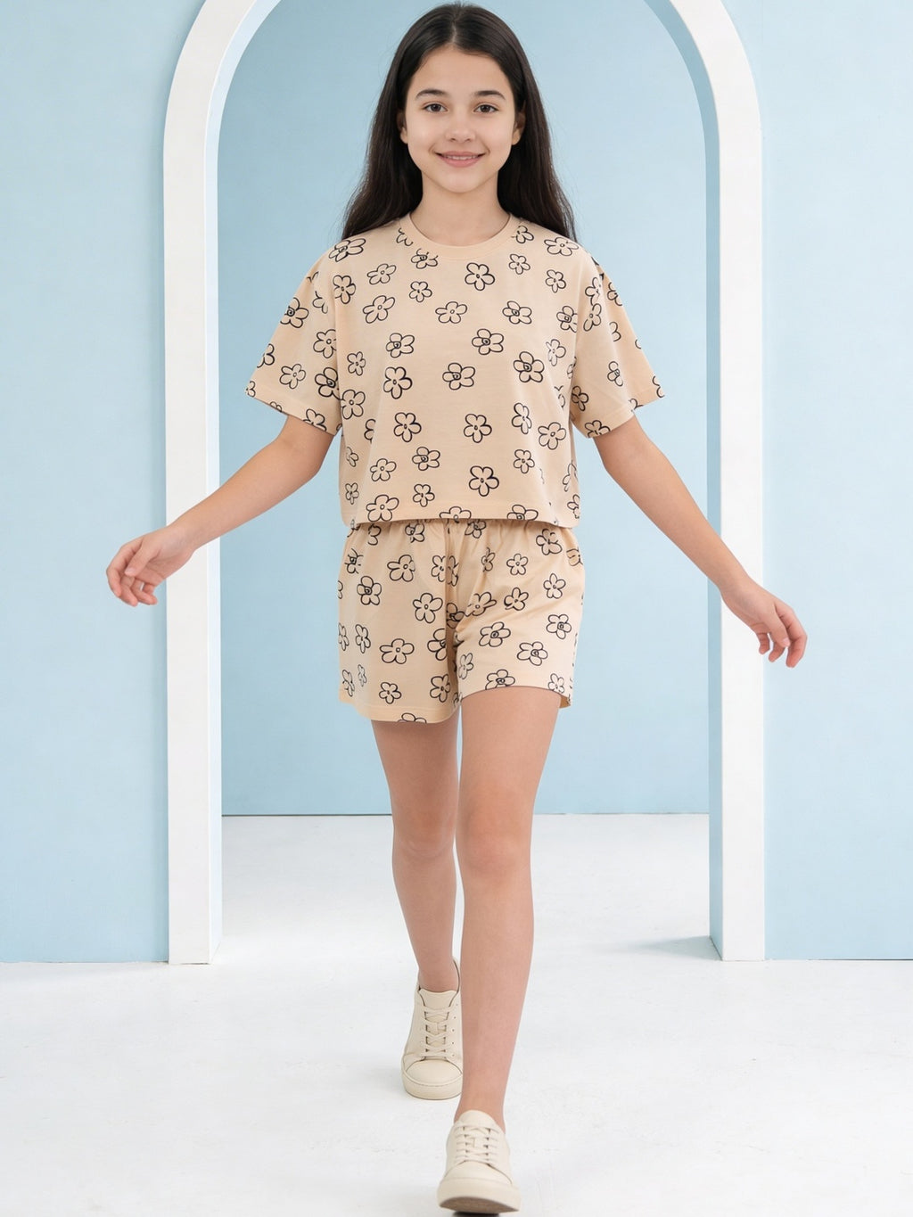 Lil Tomatoes Girls Cotton Night Suits