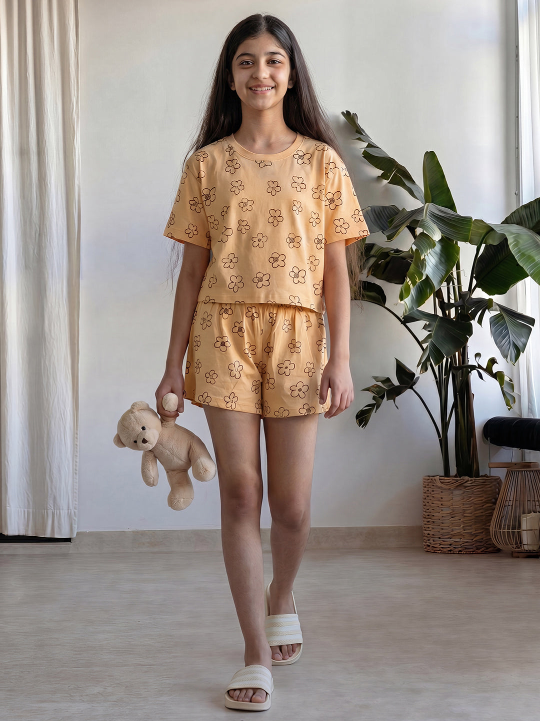 Lil Tomatoes Girls Cotton Night Suits