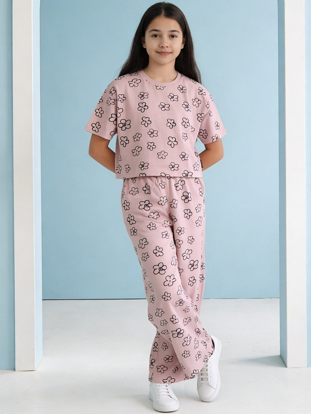 Lil Tomatoes Girls Cotton Night Suits