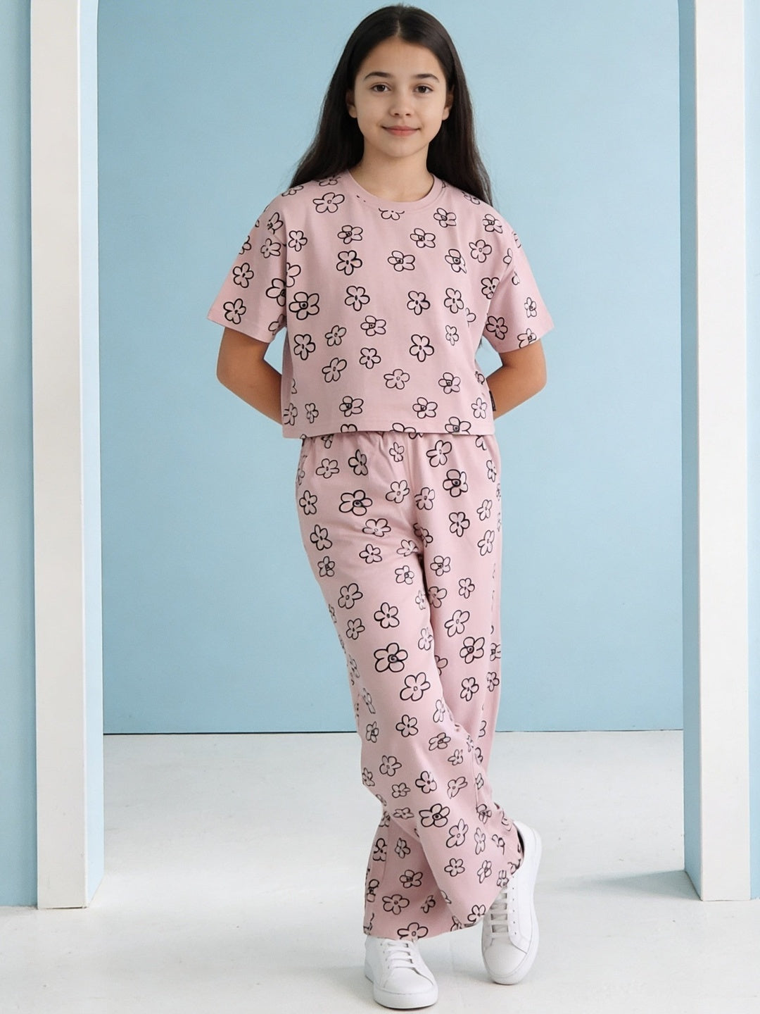 Lil Tomatoes Girls Cotton Night Suits