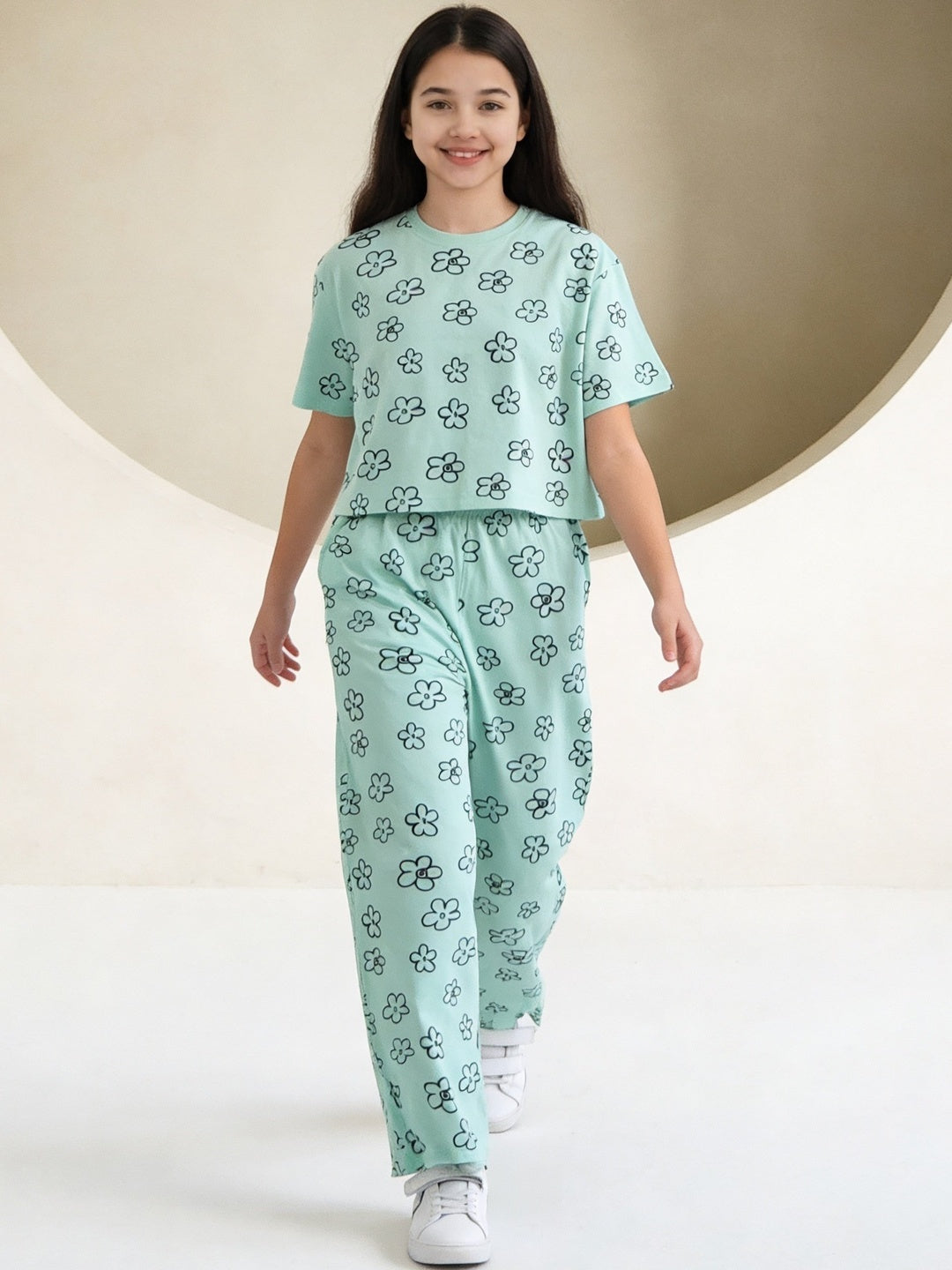 Lil Tomatoes Girls Cotton Night Suits