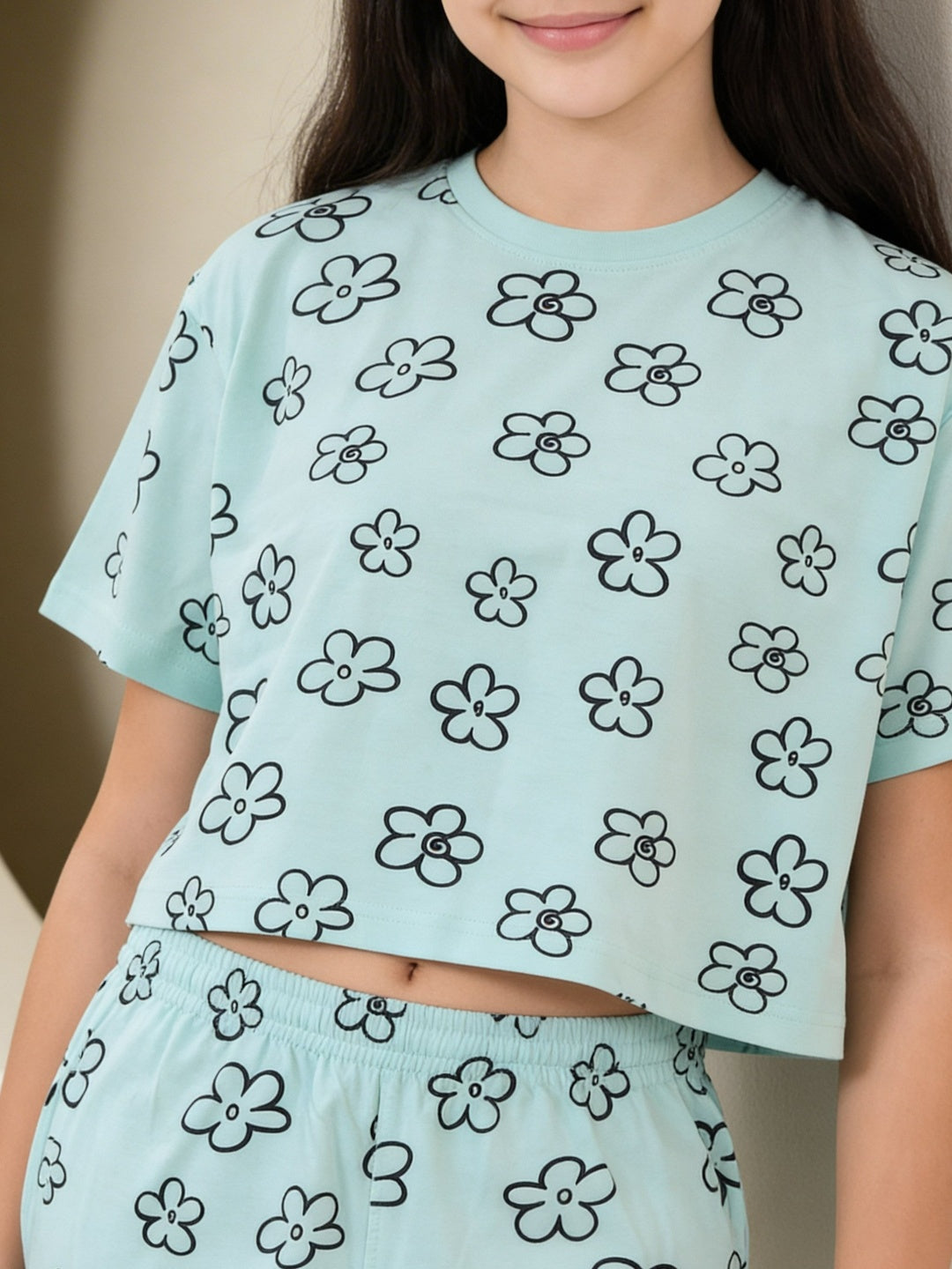 Lil Tomatoes Girls Cotton Night Suits