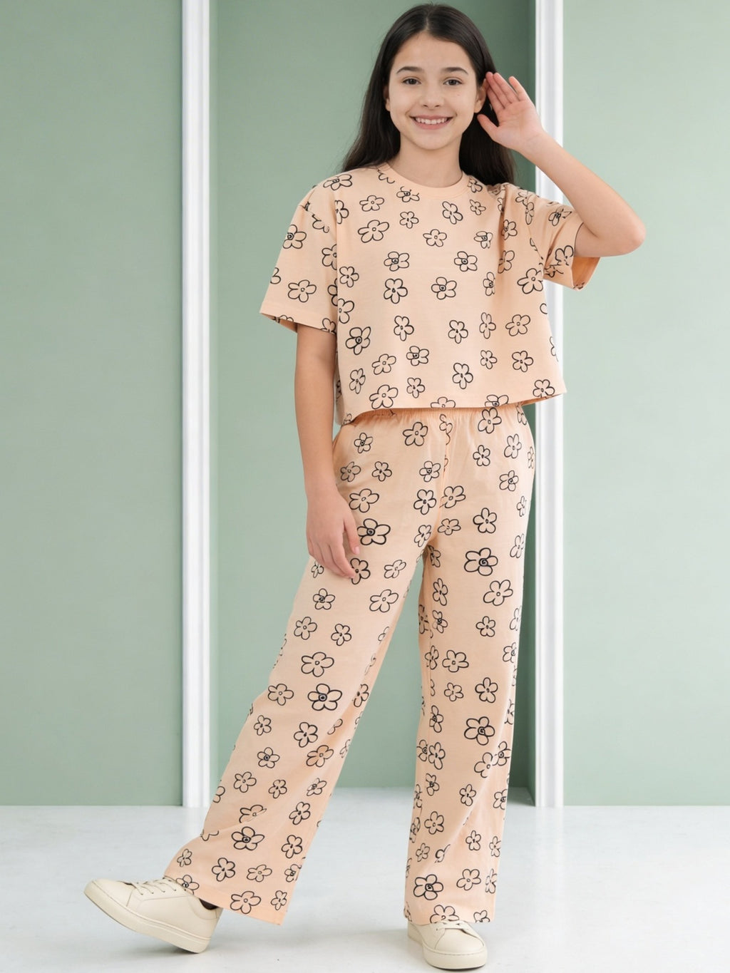 Lil Tomatoes Girls Cotton Night Suits
