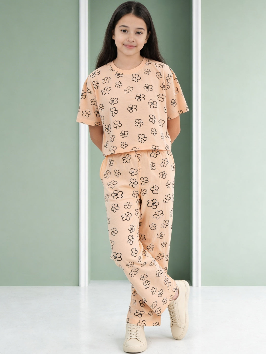 Lil Tomatoes Girls Cotton Night Suits