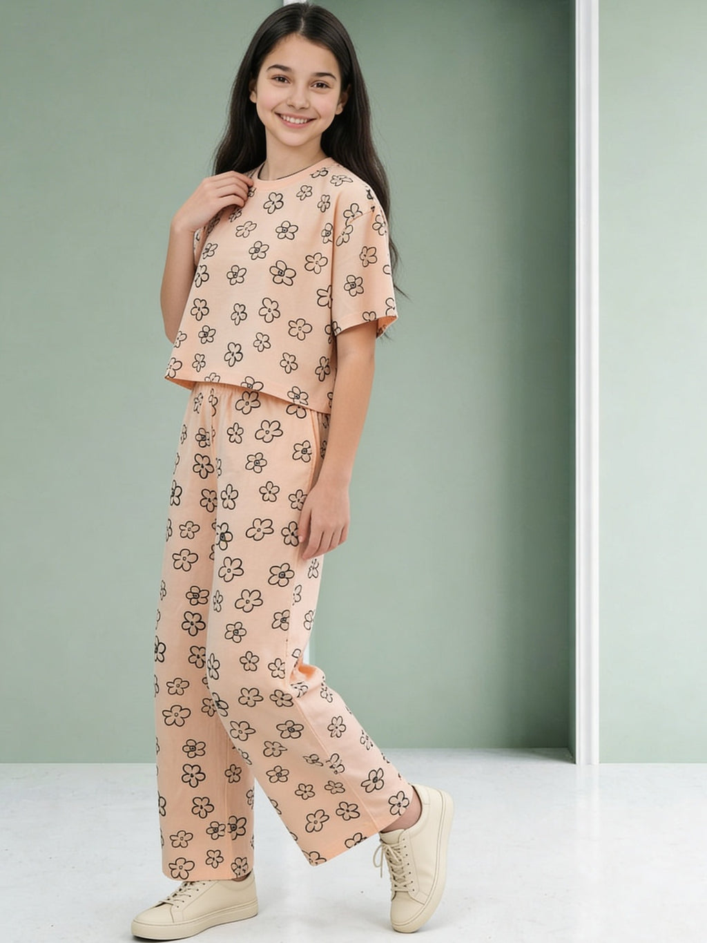 Lil Tomatoes Girls Cotton Night Suits