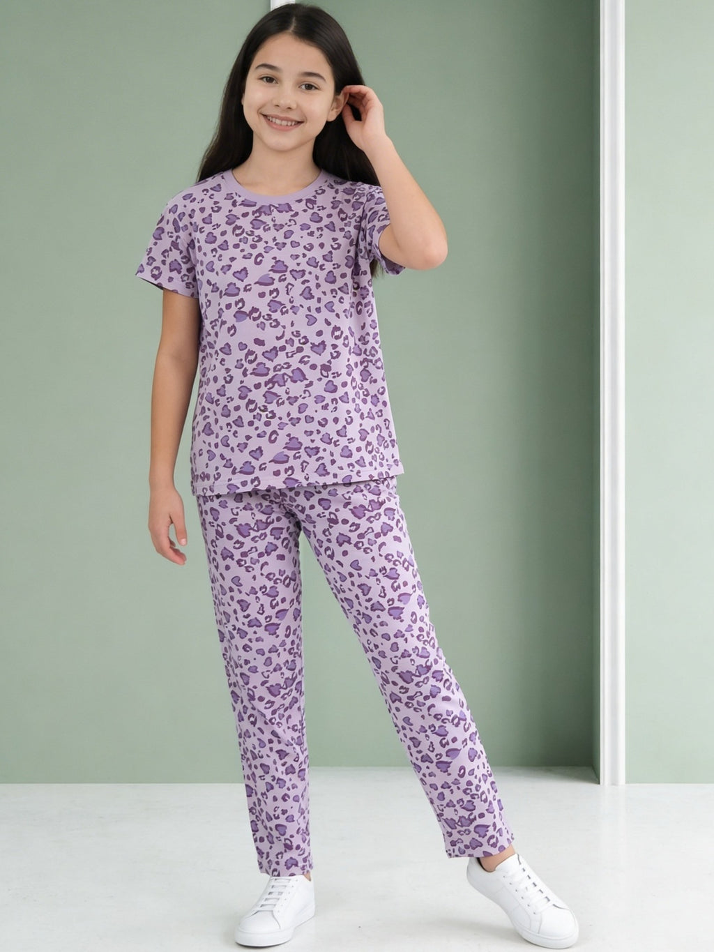 Lil Tomatoes Girls Cotton Night Suits