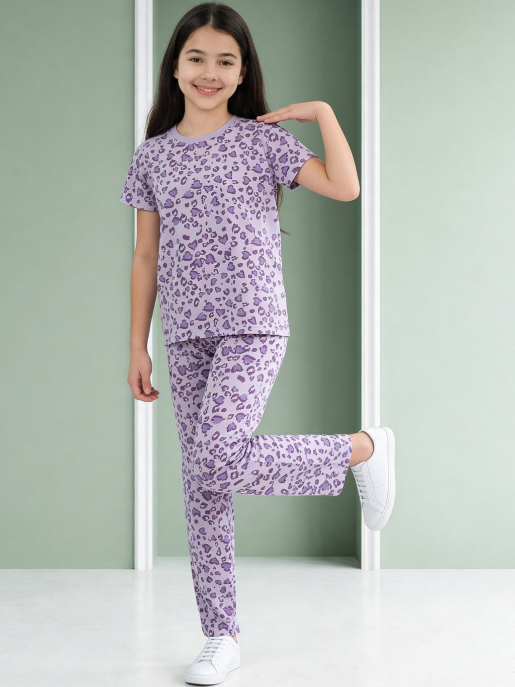 Lil Tomatoes Girls Cotton Night Suits