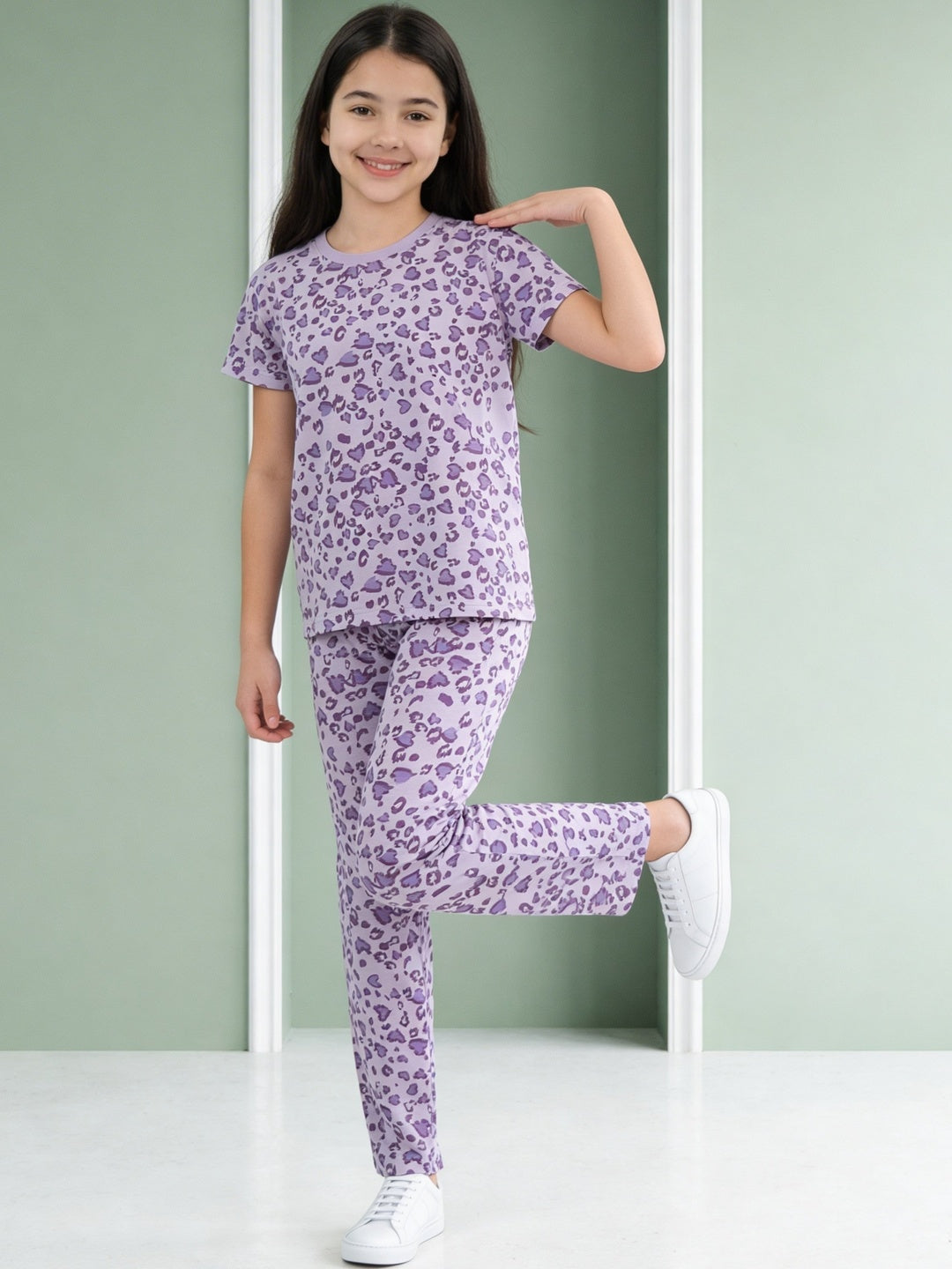 Lil Tomatoes Girls Cotton Night Suits