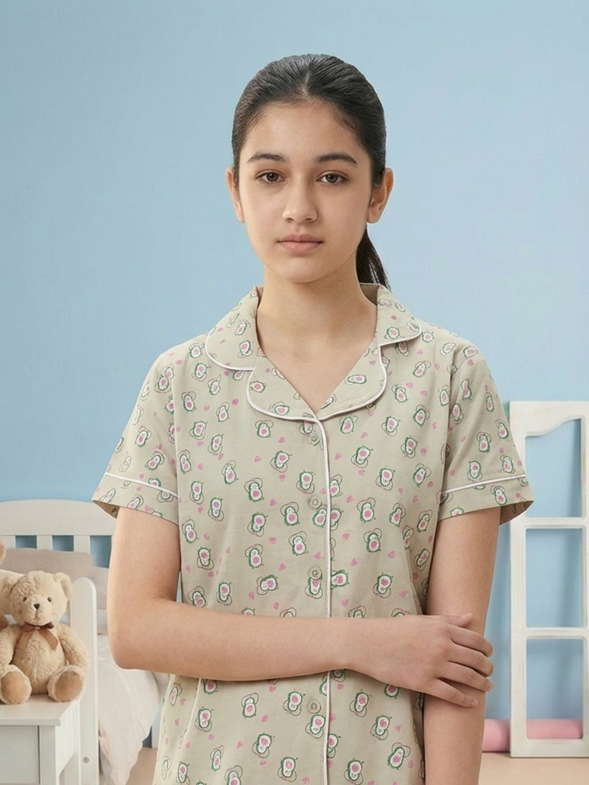 Lil Tomatoes Girls Cotton Night Suits