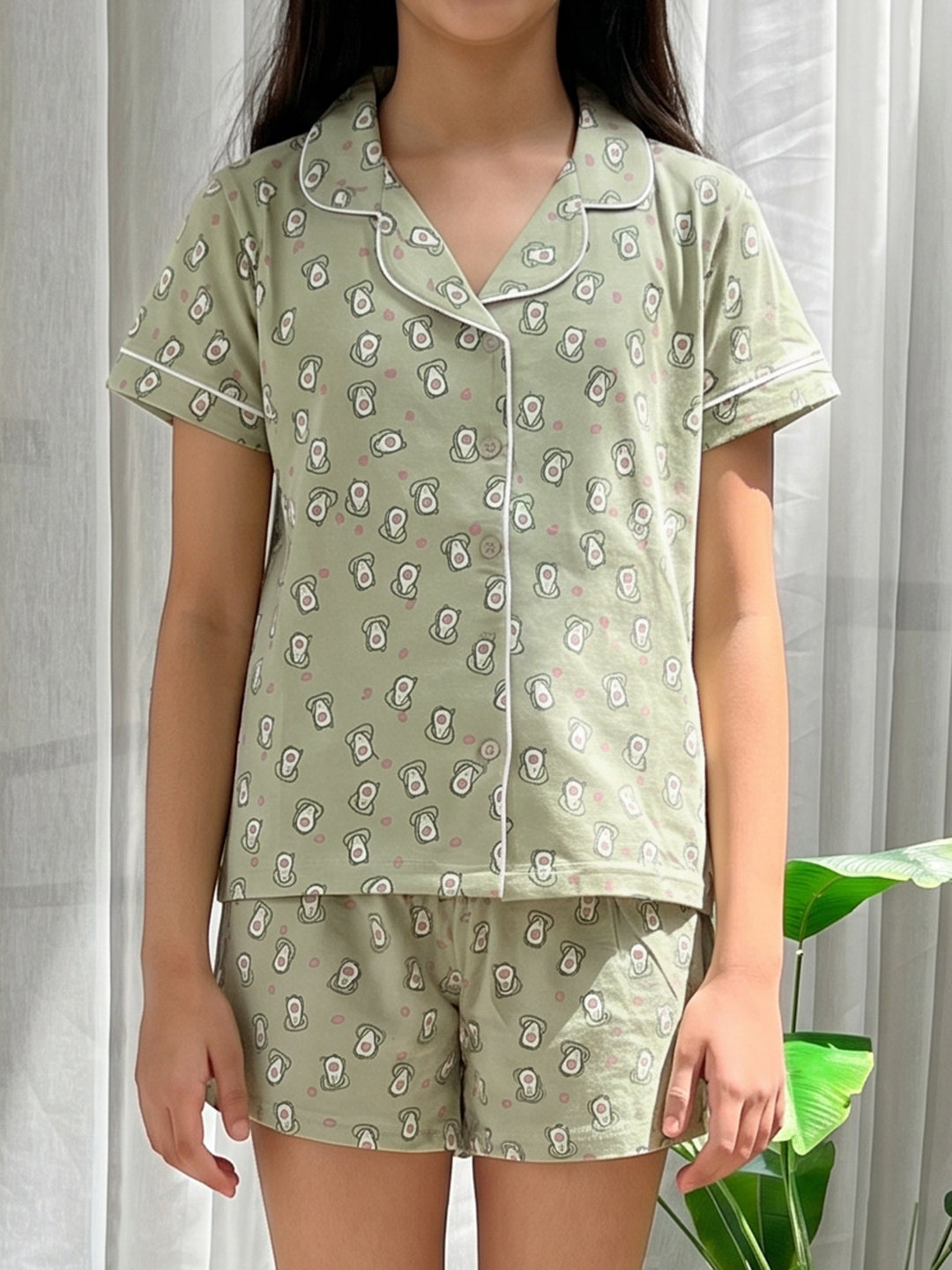 Lil Tomatoes Girls Cotton Night Suits