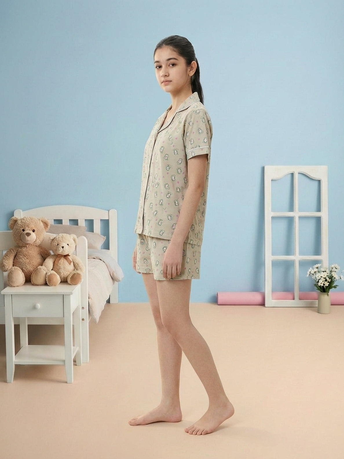 Lil Tomatoes Girls Cotton Night Suits