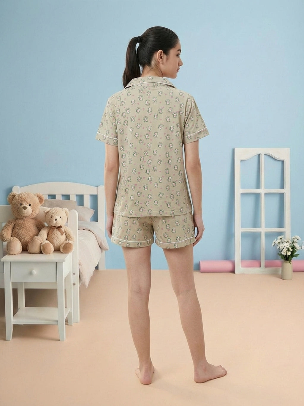 Lil Tomatoes Girls Cotton Night Suits